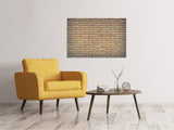 Leinwandbild Klassische Backstein Wand - SoiréeArts