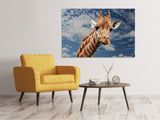 Leinwandbild Achtung Giraffe! - SoiréeArts