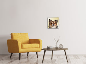 Leinwandbild Pop Art Hunde Portrait