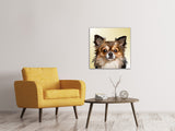 Leinwandbild Pop Art Hunde Portrait - SoiréeArts