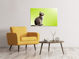 Leinwandbild Pop Art Katze XL - SoiréeArts