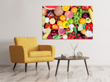 Leinwandbild Frisches Obst - SoiréeArts