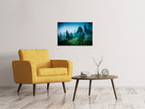 Leinwandbild Geheimnisvoller Wald - SoiréeArts