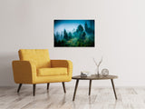 Leinwandbild Geheimnisvoller Wald - SoiréeArts