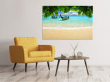 Leinwandbild Ein Blick auf das Meer - SoiréeArts