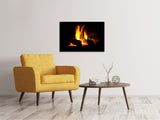 Leinwandbild Der Kamin - SoiréeArts
