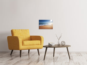 Leinwandbild Privatstrand