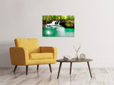 Leinwandbild Der Fluss am Wasserfall - SoiréeArts