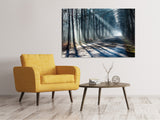 Leinwandbild Wald im Lichtstrahl - SoiréeArts