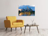 Leinwandbild Skyline Frankfurt am Main - SoiréeArts