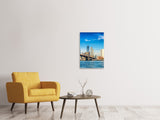 Leinwandbild Skyline New York and Brooklyn Bridge - SoiréeArts