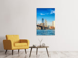 Leinwandbild Skyline New York and Brooklyn Bridge - SoiréeArts