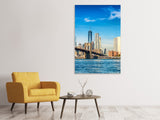 Leinwandbild Skyline New York and Brooklyn Bridge - SoiréeArts