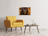 Leinwandbild Portrait eines Löwen - SoiréeArts