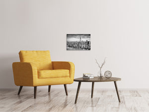Leinwandbild Skyline Schwarzweissfotografie New York