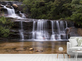 Fototapete Am Ende des Wasserfalls - SoiréeArts