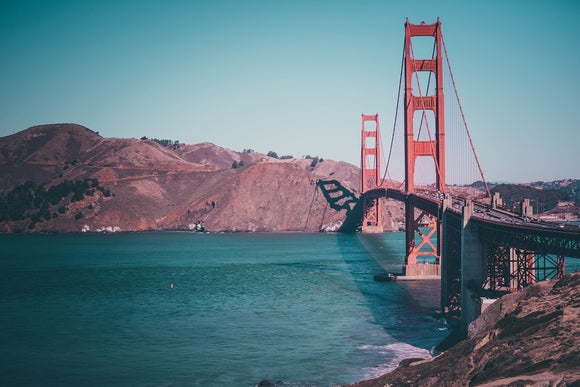 Fototapete An der Golden Gate