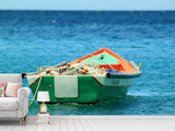 Fototapete Ein Fischerboot - SoiréeArts