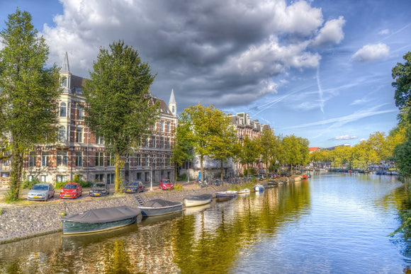 Fototapete Idyllisches Amsterdam