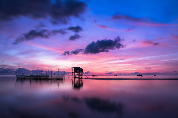 Fototapete Leiser Sonnenaufgang