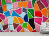 Fototapete Mosaik Wand - SoiréeArts