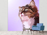 Fototapete Pop Art Katzen Portrait - SoiréeArts