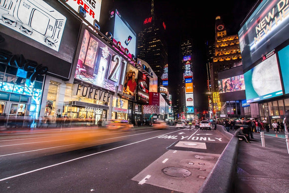 Fototapete Times Square bei Nacht