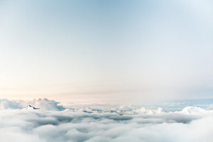 Fototapete Über den Wolken schweben