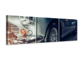 Panorama Leinwandbild 3-teilig Classic Car