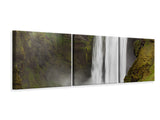 Panorama Leinwandbild 3-teilig Skogafoss