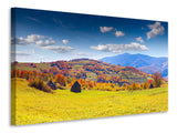 Leinwandbild Herbstliche Berglandschaft