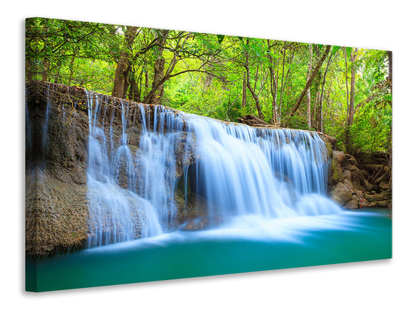 Leinwandbild Wasserfall Si Nakharin