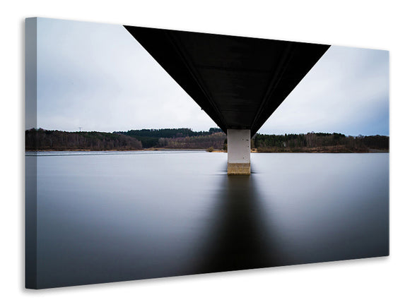 Leinwandbild An der langen Brücke