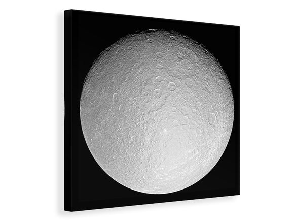 Leinwandbild Der Eismond Rhea