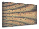Leinwandbild Klassische Backstein Wand