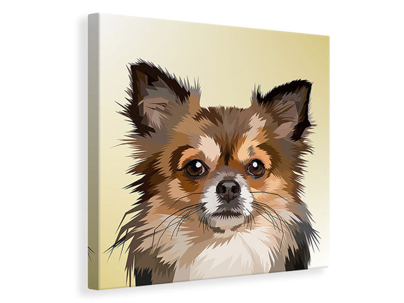 Leinwandbild Pop Art Hunde Portrait